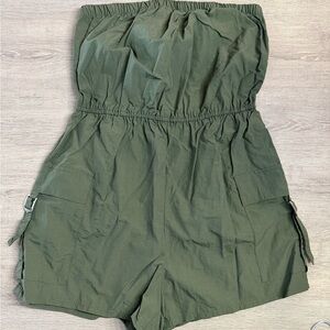 No Boundaries Forest Green Women's Cargo Shorts